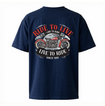 RIDE TO LIVE — OVERSIZED T-SHIRT